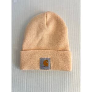 Carhartt Knit A18 Watch Hat Cuffed Beanie Womens Peach